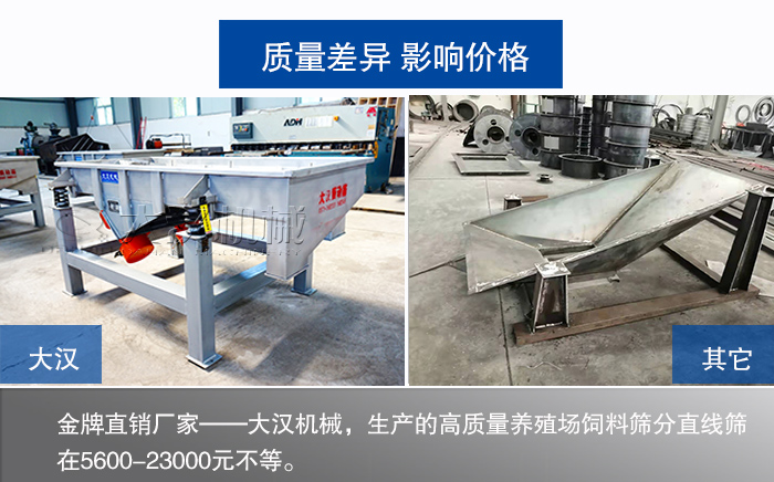 養(yǎng)殖場飼料直線振動(dòng)篩
